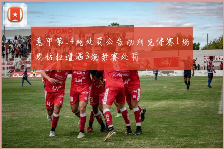 意甲第14轮处罚公告切利克停赛1场恩佐拉遭遇3场禁赛处罚